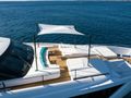 JAG`B Ferretti 960 - foredeck lounge covered JAG`B Ferretti 960 - foredeck lounge covered