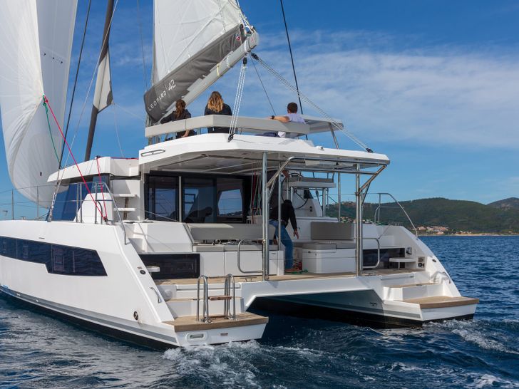 JANI Leopard 42 - aft deck view JANI Leopard 42 - aft deck view