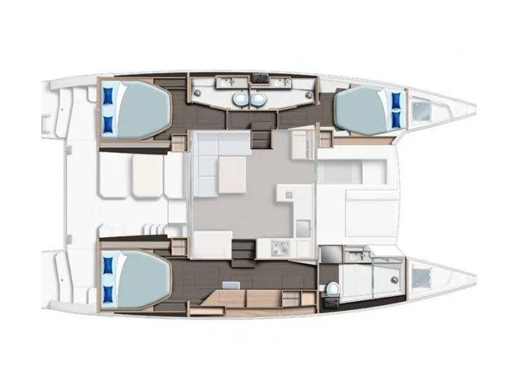 JANI Leopard 42 - layout JANI Leopard 42 - layout