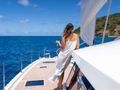 JEWEL Fountaine Pajot Alegria 67 guest by the bow
