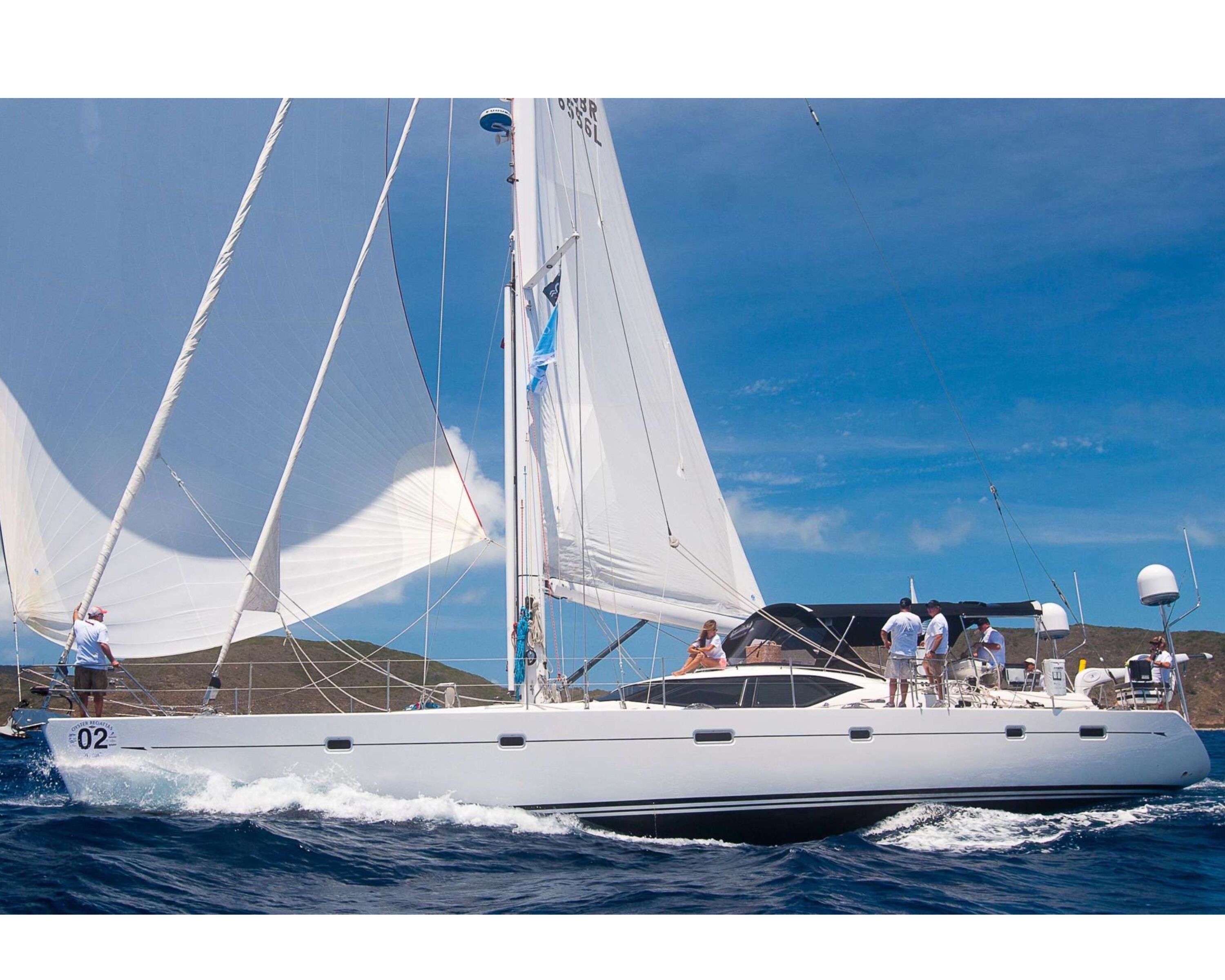 Charter Yacht JERSEY GIRL - Oyster 655 - 2 Cabins - St Martin - St Barths - Leewards - Caribbean