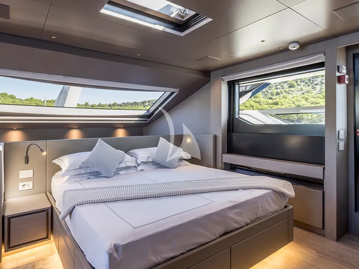 JICJ Sanlorenzo SL96A - master cabin JICJ Sanlorenzo SL96A - master cabin