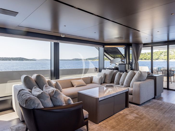 JICJ Sanlorenzo SL96A - saloon seating JICJ Sanlorenzo SL96A - saloon seating