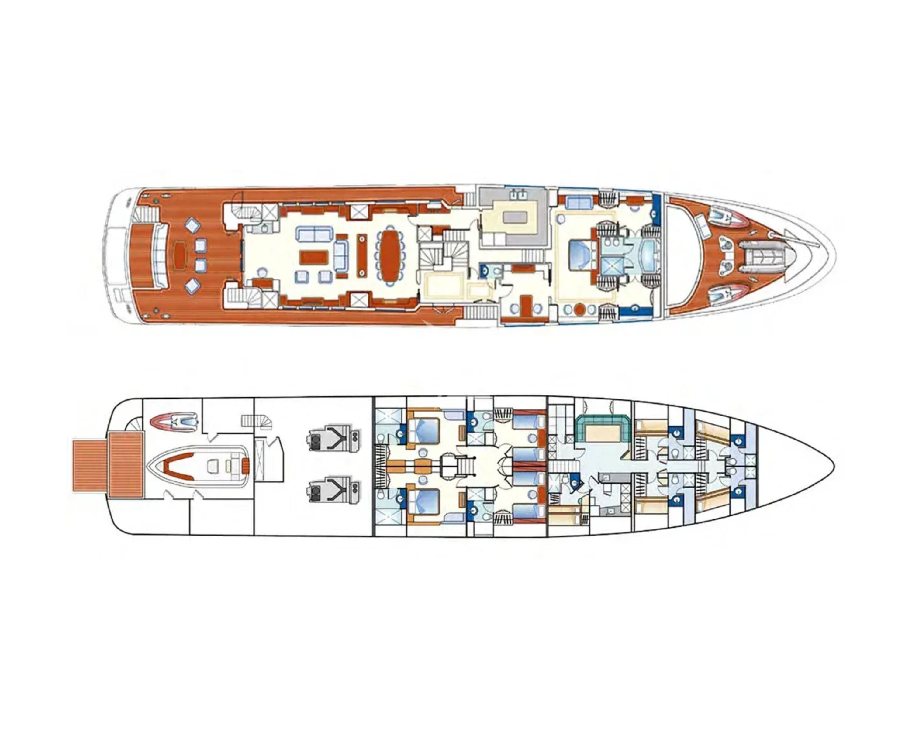 Layout for JO I Benetti Golden Bay 50m - layout