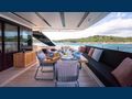 JOURNEY - Sanlorenzo SL102,aft lounging and dining area