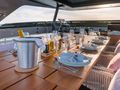 JOURNEY - Sanlorenzo SL102,flybridge formal dining set up