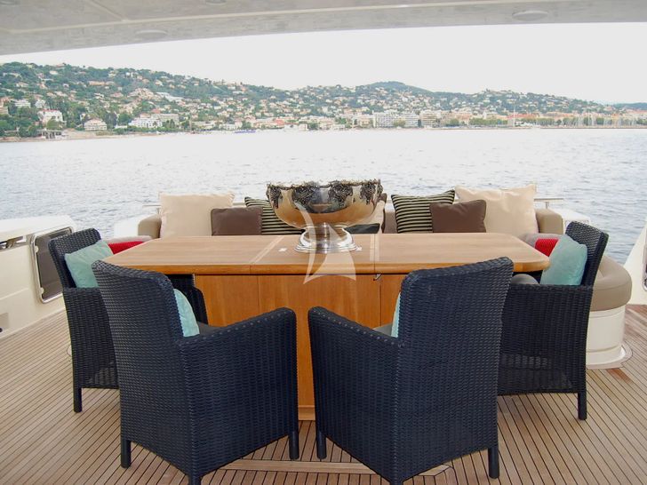 JPS Ferretti 800 - aft deck JPS Ferretti 800 - aft deck