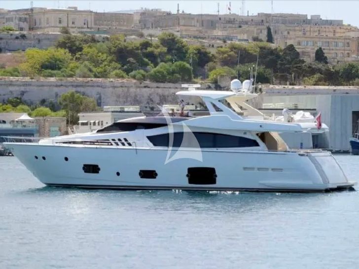 JPS Ferretti 800 - side profile JPS Ferretti 800 - side profile