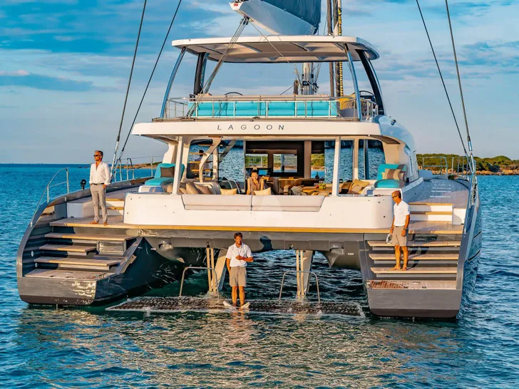 J. SPARROW Lagoon Seventy 7 - aft view J. SPARROW Lagoon Seventy 7 - aft view