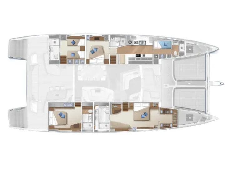J. SPARROW Lagoon Seventy 7 - cabin layout J. SPARROW Lagoon Seventy 7 - cabin layout
