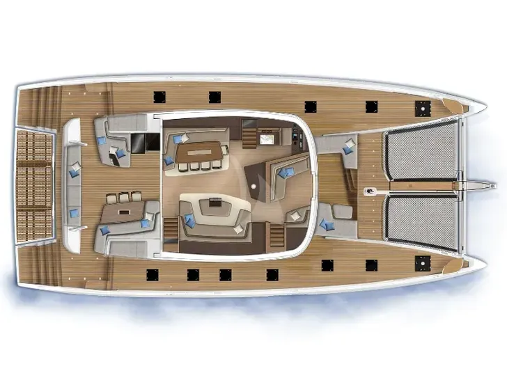 J. SPARROW Lagoon Seventy 7 - main deck J. SPARROW Lagoon Seventy 7 - main deck