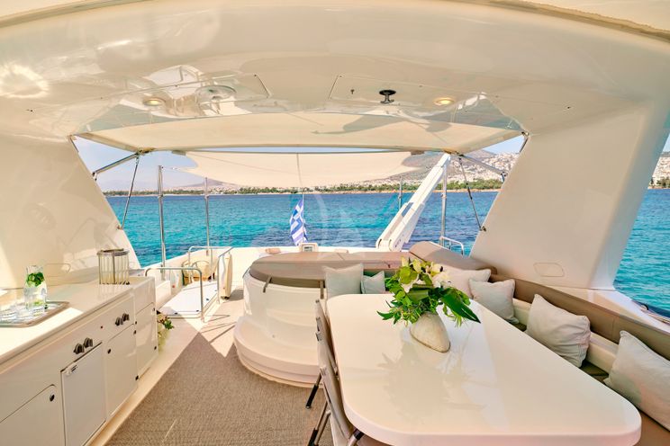 Charter Yacht JULIE M - Ferretti 830 - 4 Cabins - Athens - Mykonos - Paros