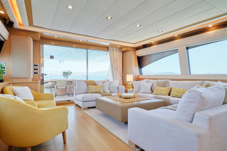 Charter Yacht JULIE M - Ferretti 830 - 4 Cabins - Athens - Mykonos - Paros