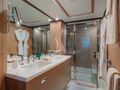 JUSTA DELIA Benetti Vision 145 - VIP cabin 1 bathroom JUSTA DELIA Benetti Vision 145 - VIP cabin 1 bathroom