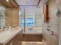 JUSTA DELIA Benetti Vision 145 - master cabin bathroom JUSTA DELIA Benetti Vision 145 - master cabin bathroom