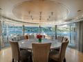 JUSTA DELIA Benetti Vision 145 - sky deck dining JUSTA DELIA Benetti Vision 145 - sky deck dining