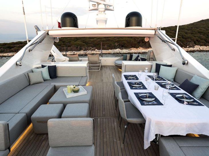 KALIMERA Cantieri di Pisa 31m - sun deck KALIMERA Cantieri di Pisa 31m - sun deck