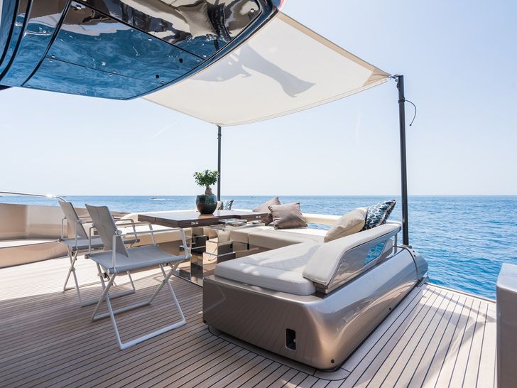 KAR Riva Folgore 88 - aft deck KAR Riva Folgore 88 - aft deck