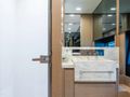 KAR Riva Folgore 88 - twin cabin bathroom KAR Riva Folgore 88 - twin cabin bathroom