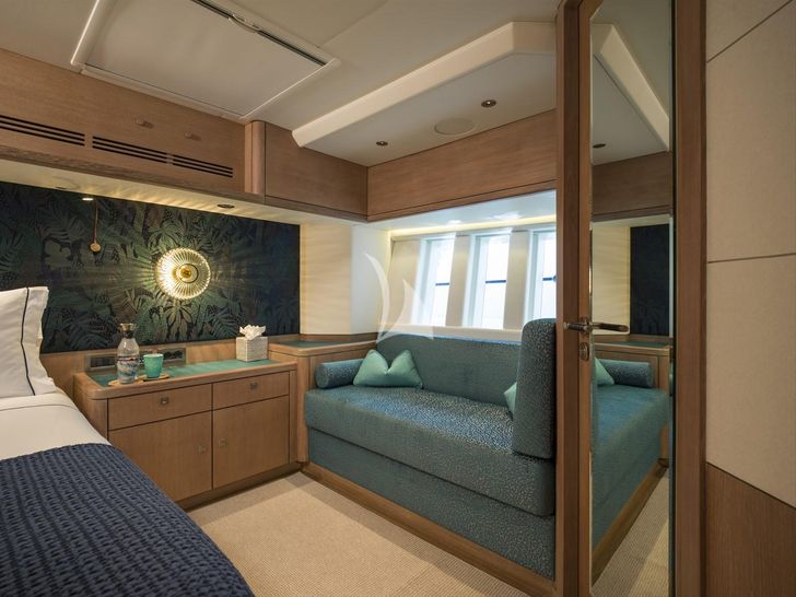 KARIBU Oyster 885 - master cabin seating area KARIBU Oyster 885 - master cabin seating area