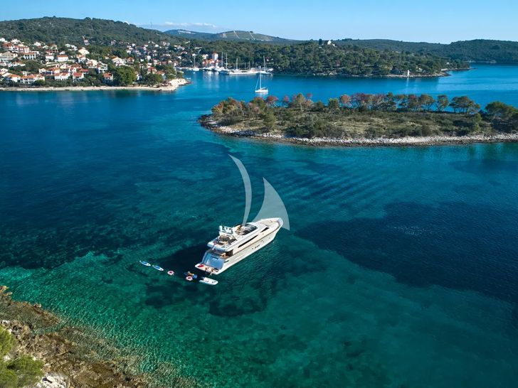 KARISMA Canados 86 - drone shot with the water toys KARISMA Canados 86 - drone shot with the water toys
