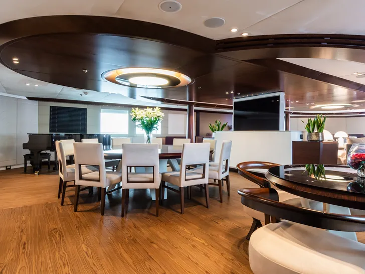 KATINA Brodosplit 60m - indoor dining area KATINA Brodosplit 60m - indoor dining area