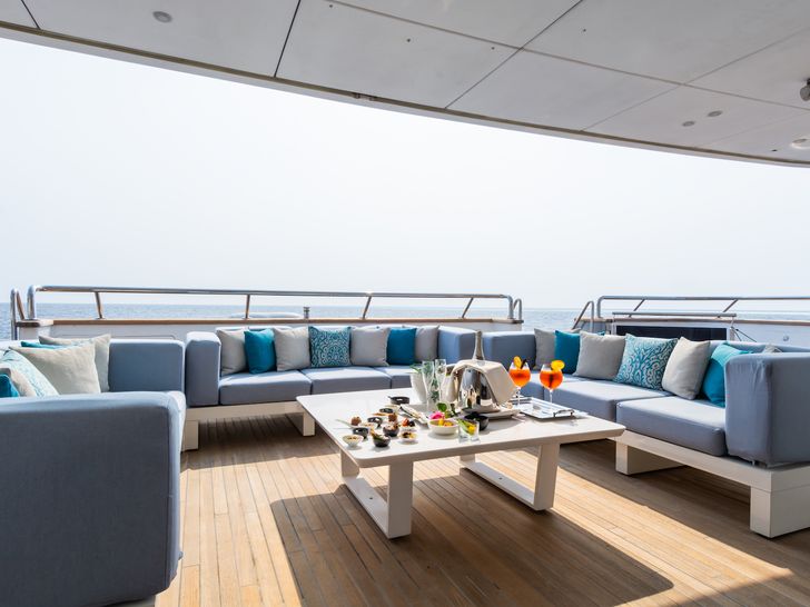 KATINA Brodosplit 60m - main aft deck lounge KATINA Brodosplit 60m - main aft deck lounge