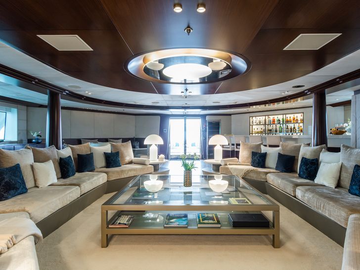 KATINA Brodosplit 60m - main saloon lounge KATINA Brodosplit 60m - main saloon lounge