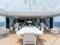 KATINA Brodosplit 60m - upper deck alfresco dining area KATINA Brodosplit 60m - upper deck alfresco dining area