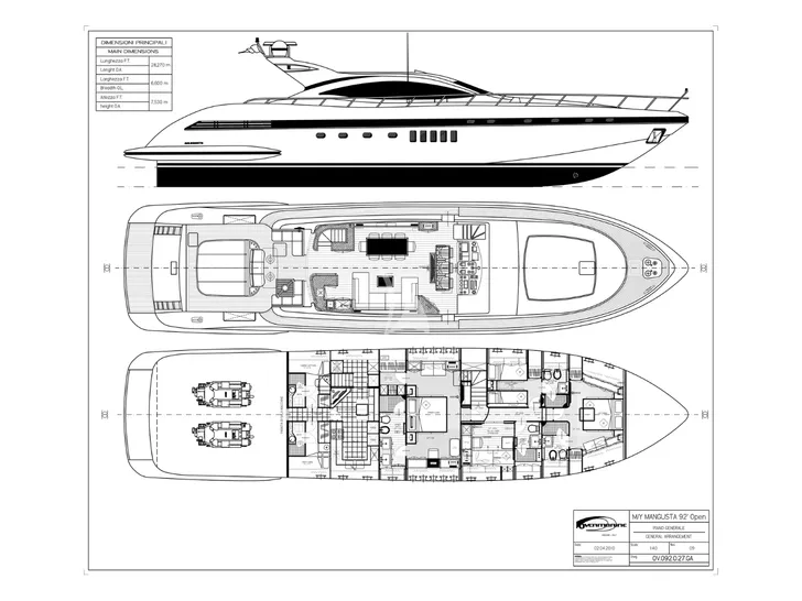 KAWAI Mangusta 92 - layout KAWAI Mangusta 92 - layout