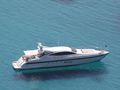 KAWAI Mangusta 92 - aerial shot anchored KAWAI Mangusta 92 - aerial shot anchored