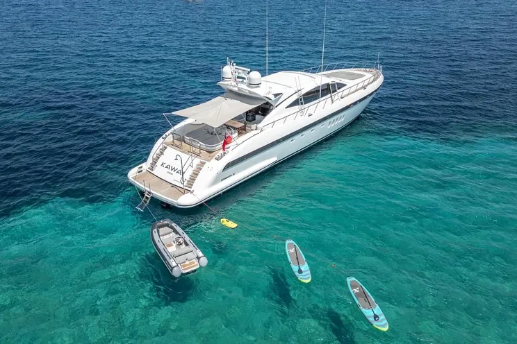 Charter Yacht KAWAI - Mangusta 92 - 3 Cabins - Porto Cervo - La Maddalena - Olbia - Sardinia - Italy