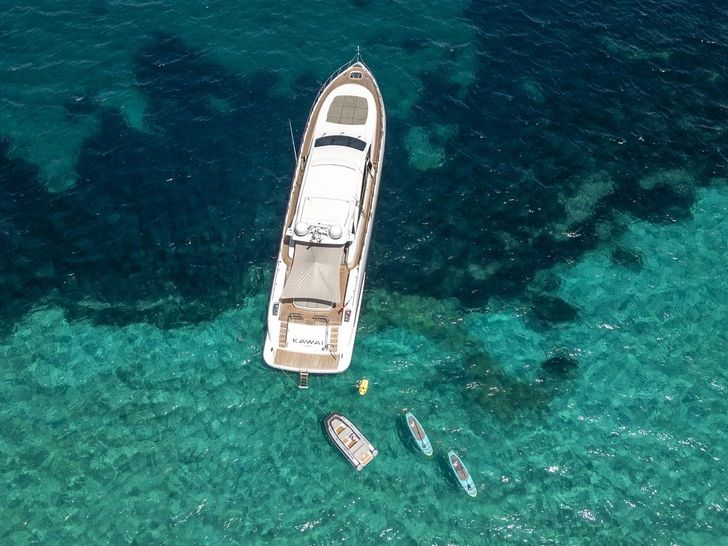KAWAI Mangusta 92 - top aerial shot KAWAI Mangusta 92 - top aerial shot