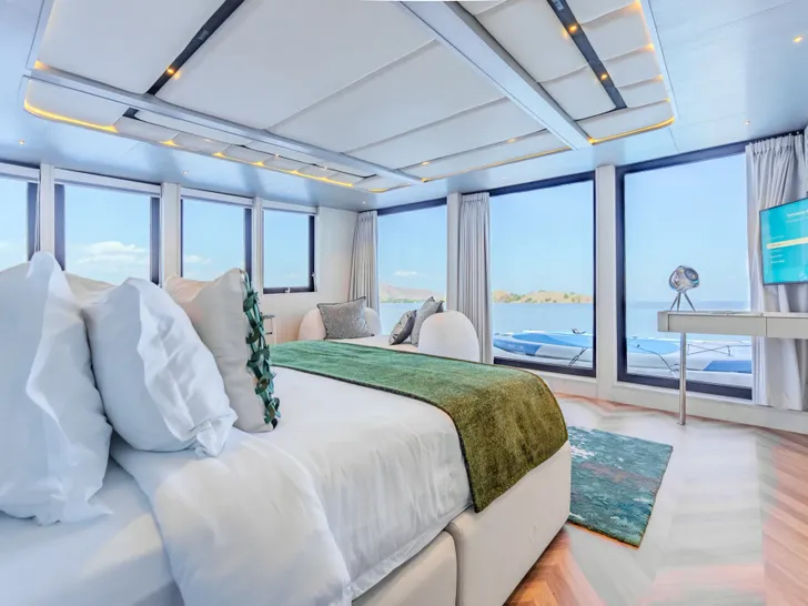 KAYRA Phinisi 38m - master cabin view KAYRA Phinisi 38m - master cabin view