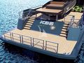 KING BENJI Dunya Custom yacht 47m aft deck