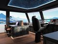 KING BENJI Dunya Custom yacht 47m cockpit