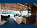 KING BENJI Dunya Custom yacht 47m sky deck bar area