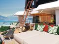KING BENJI Dunya Custom yacht 47m sky deck sun beds and seats