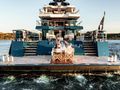 KING BENJI Dunya Custom Yacht 47m - stern view KING BENJI Dunya Custom Yacht 47m - stern view