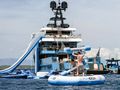 KING BENJI Dunya Custom Yacht 47m - water toys set up KING BENJI Dunya Custom Yacht 47m - water toys set up