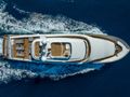 KLOBUK Ferretti Custom Line Navetta 30 - top aerial shot KLOBUK Ferretti Custom Line Navetta 30 - top aerial shot