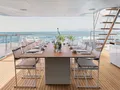 KOJU Benetti Motopanfilo 37m - sky deck dining table KOJU Benetti Motopanfilo 37m - sky deck dining table