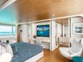 KOJU Benetti Motopanfilo 37m - master cabin bed and TV KOJU Benetti Motopanfilo 37m - master cabin bed and TV