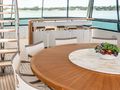 KOJU Benetti Motopanfilo 37m - sundeck dining area and lounge KOJU Benetti Motopanfilo 37m - sundeck dining area and lounge