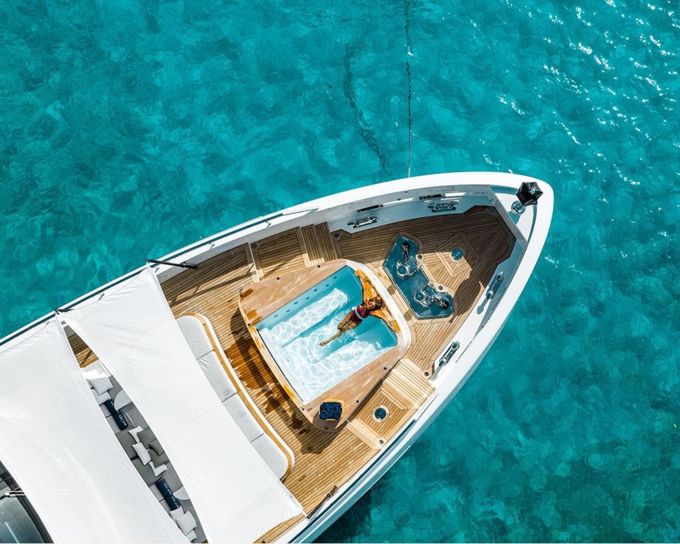 KOJU Benetti Motopanfilo 37m - top foredeck shot