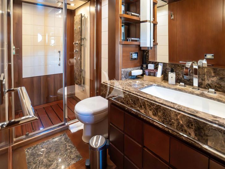 KOUKLES Azimut 30m master cabin bathroom KOUKLES Azimut 30m master cabin bathroom