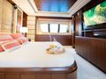 KOUKLES Azimut 30m master cabin bed and TV KOUKLES Azimut 30m master cabin bed and TV