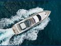 KUDU Ferretti Yacht 750 aerial shot