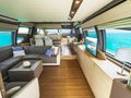 KUDU Ferretti Yacht 750 main saloon KUDU Ferretti Yacht 750 main saloon