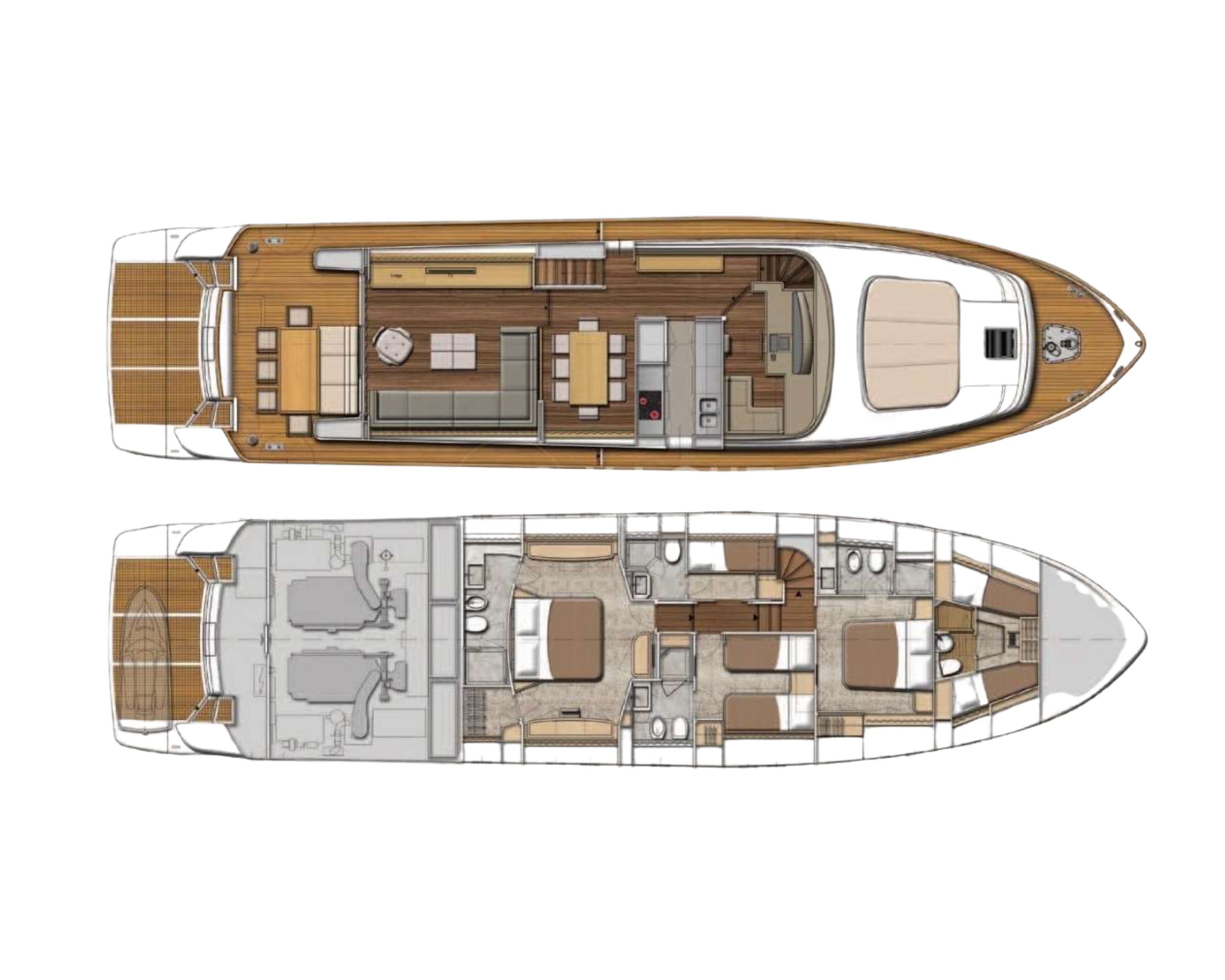 KUUM Sanlorenzo 75 - layout